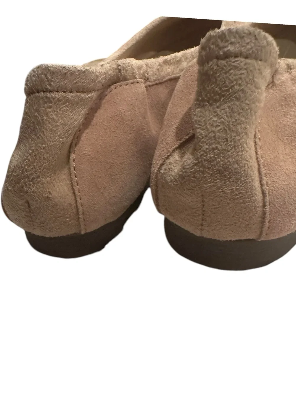 Cole Haan Blush Pink Suede Bow Ballet Flats